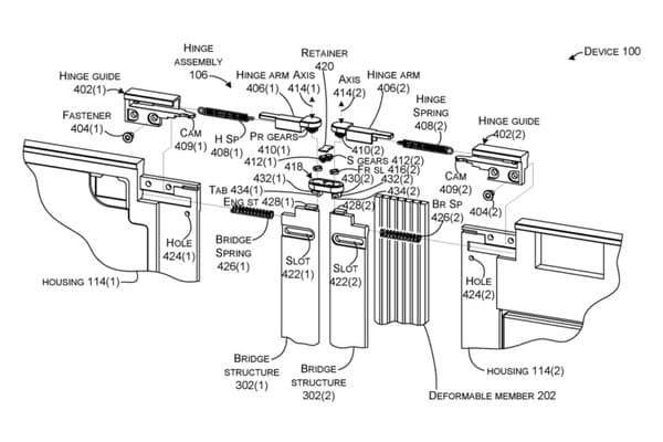 Microsoft received a patent for a foldable smartphone