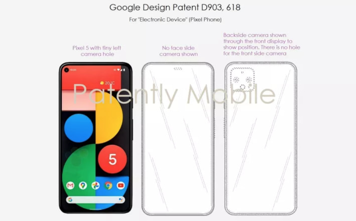 Pixel 6 может получить подэкранную фронтальную камеру