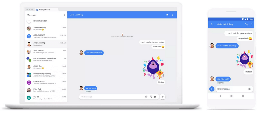 Google разрабатывает универсальный Android-мессенджер