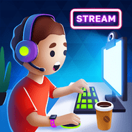 Idle Streamer: Tuber игра (MOD, много денег)